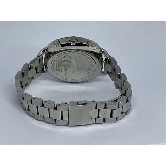 Fossil FTW1202 Women Stainless Steel Analog Silver Dial Hybrid Smartwatch JK26 - Picture 10 of 12